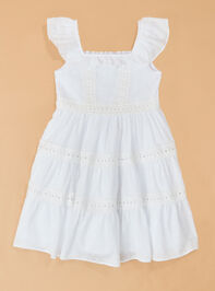 Zoey Clip Dot Lace Dress - ALTAR'D STATE KIDS