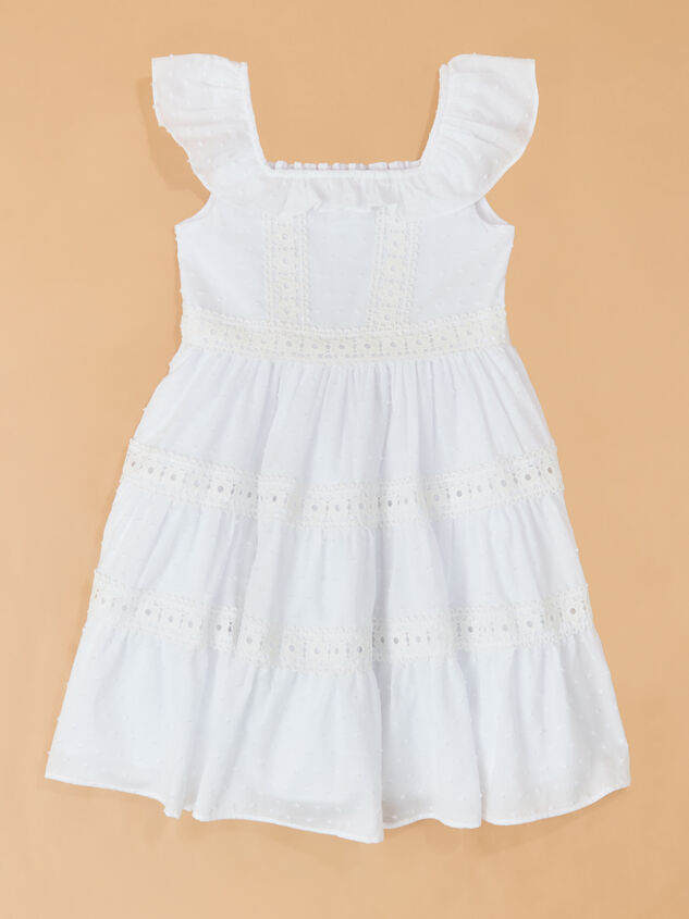 Zoey Clip Dot Lace Dress - ALTAR'D STATE KIDS