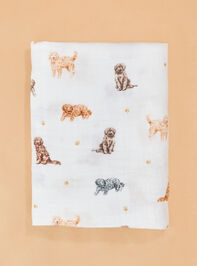 Doodle Swaddle & Rattle Set by Mudpie Detail 2 - ALTAR'D STATE KIDS