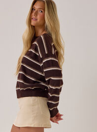 Winnie Stripe Pullover Sweater Detail 3 - AS Kids