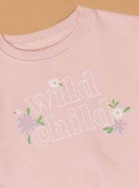 Wild Child Sweatshirt Detail 3 - ALTAR'D STATE KIDS