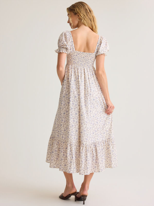 Kayela Floral Mama Dress Detail 6 - AS Kids