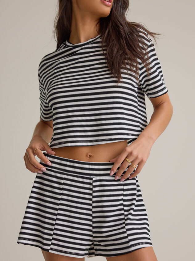 Nyra Stripe Relaxed Short Detail 5 - AS Kids