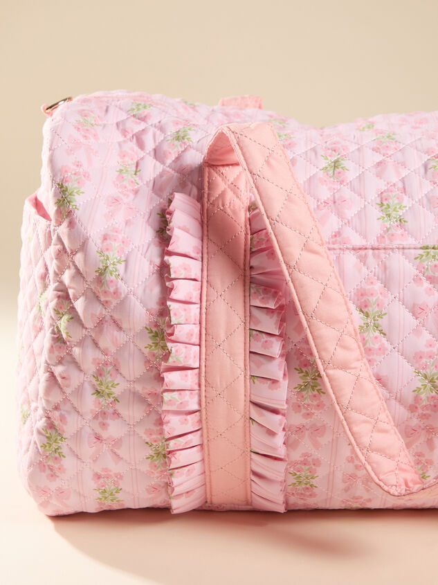 Oh So Fancy Quilted Weekender Bag Detail 4 - ALTAR'D STATE KIDS