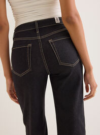 Janae Mid Rise Contrast Pipe Jean Detail 6 - AS Kids