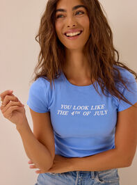You Look Like the 4th of July Baby Tee - AS Kids