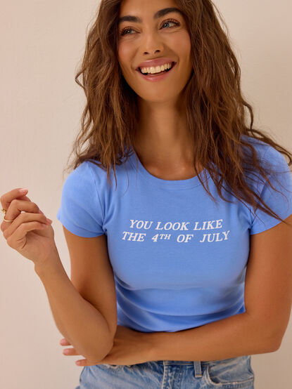 You Look Like the 4th of July Baby Tee - AS Kids