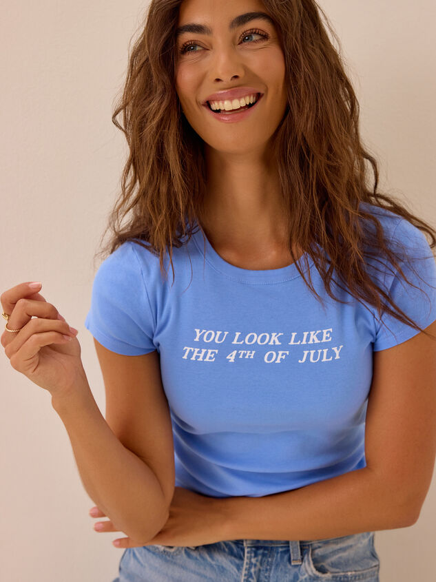 You Look Like the 4th of July Baby Tee - AS Kids