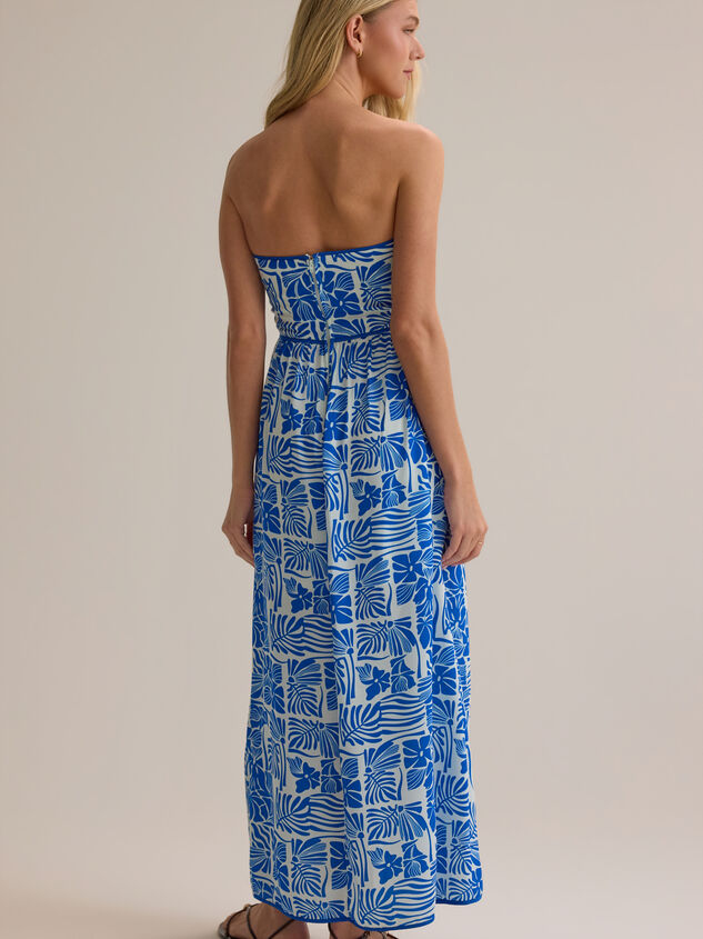 Leighton Strapless Maxi Dress Detail 6 - AS Kids
