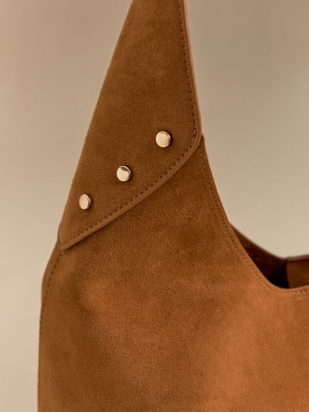 Jaynie Hobo Stud Suede Bag Detail 2 - AS Kids