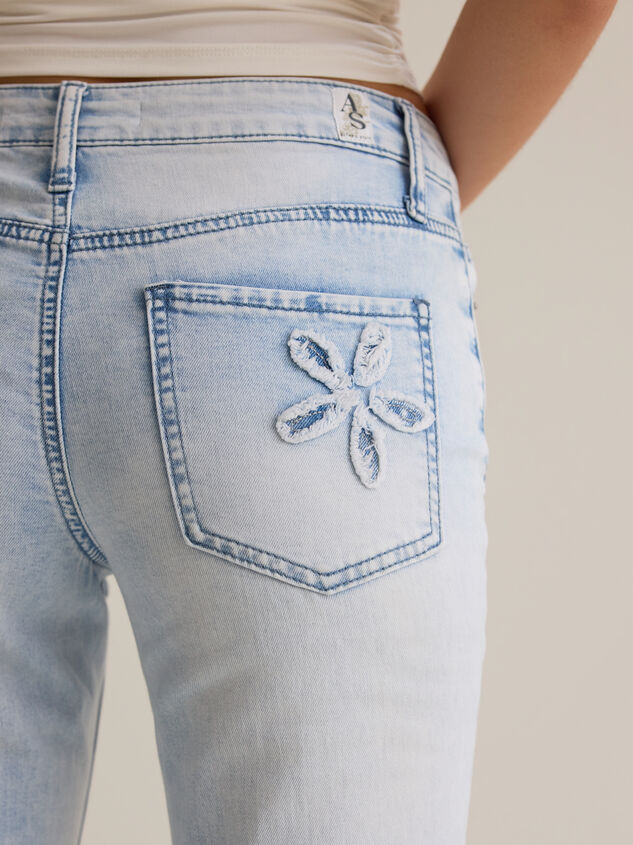 Bea Flower Patchwork Jeans Detail 6 - AS Kids