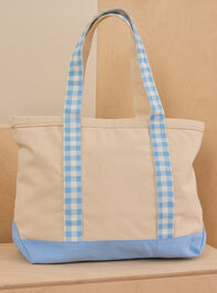 Sandy Shore Canvas Tote Detail 4 - ALTAR'D STATE KIDS
