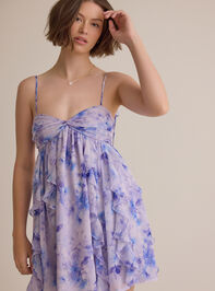Whitley Floral Mini Dress Detail 2 - AS Kids