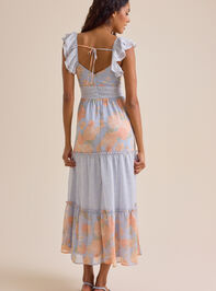 Briselle Floral Maxi Dress Detail 2 - AS Kids