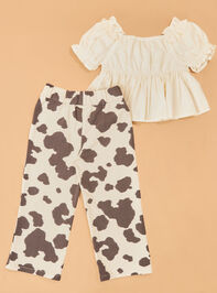 Prairie Cowgirl Flowy Top and Pant Set Detail 4 - AS Kids