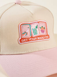 Get Your MAHJ On Trucker Hat Detail 2 - ALTAR'D STATE KIDS