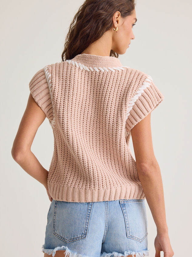 Katrina Short Sleeve Cardigan Detail 4 - AS Kids