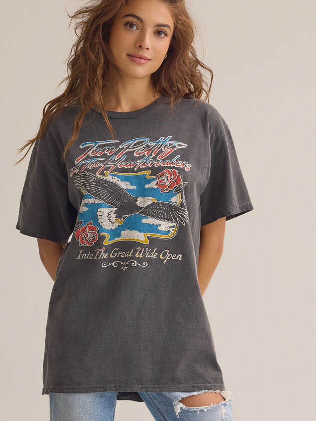 Tom Petty Eagle Oversized Tee Detail 3 - ALTAR'D STATE KIDS