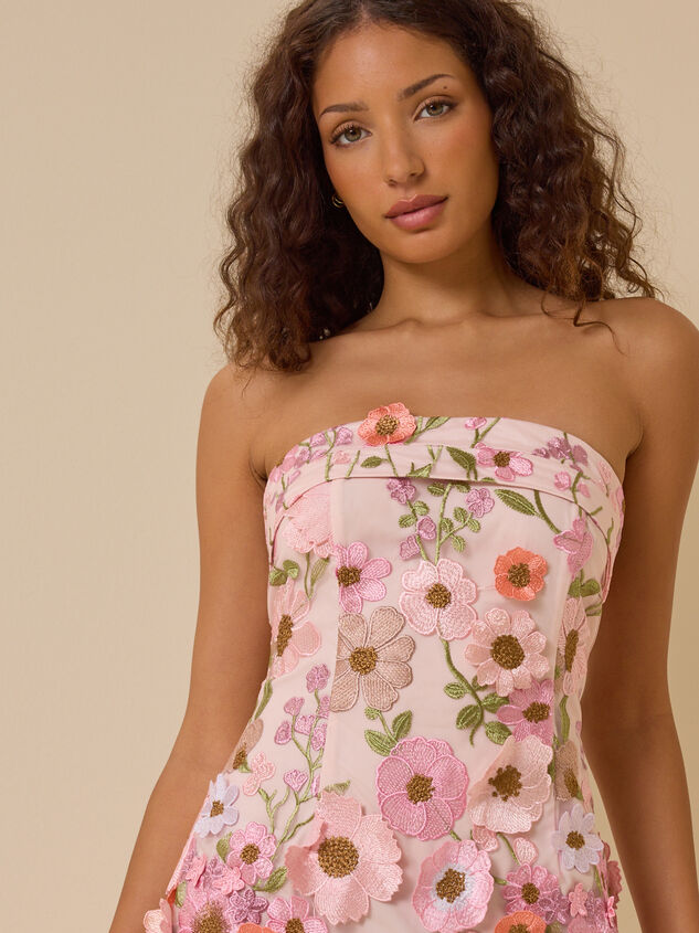 Hadley Floral Mini Dress Detail 3 - ALTAR'D STATE KIDS