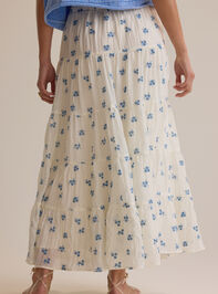 Jackie Embroidered Midi Skirt Detail 5 - AS Kids