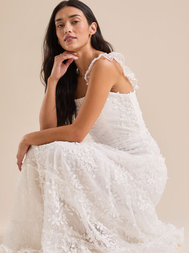 Kallie Lace Tiered Maxi Dress Detail 2 - ALTAR'D STATE KIDS