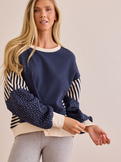 Contrast Patchwork Long Sleeve - AS Kids