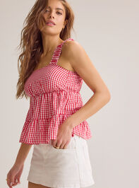 Kelly Gingham Babydoll Tank - ALTAR'D STATE KIDS