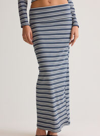 Lisa Striped Maxi Skirt Detail 4 - AS Kids