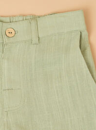 Rowan Linen Shorts Detail 2 - ALTAR'D STATE KIDS
