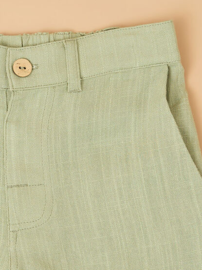 Rowan Linen Shorts - ALTAR'D STATE KIDS