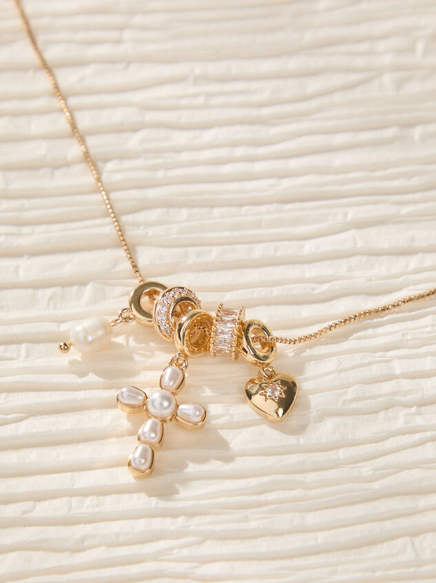 Cross Slider Charm Necklace Detail 3 - ALTAR'D STATE KIDS