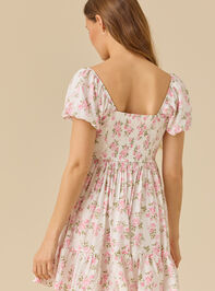 Nyra Floral Mini Dress Detail 4 - ALTAR'D STATE KIDS