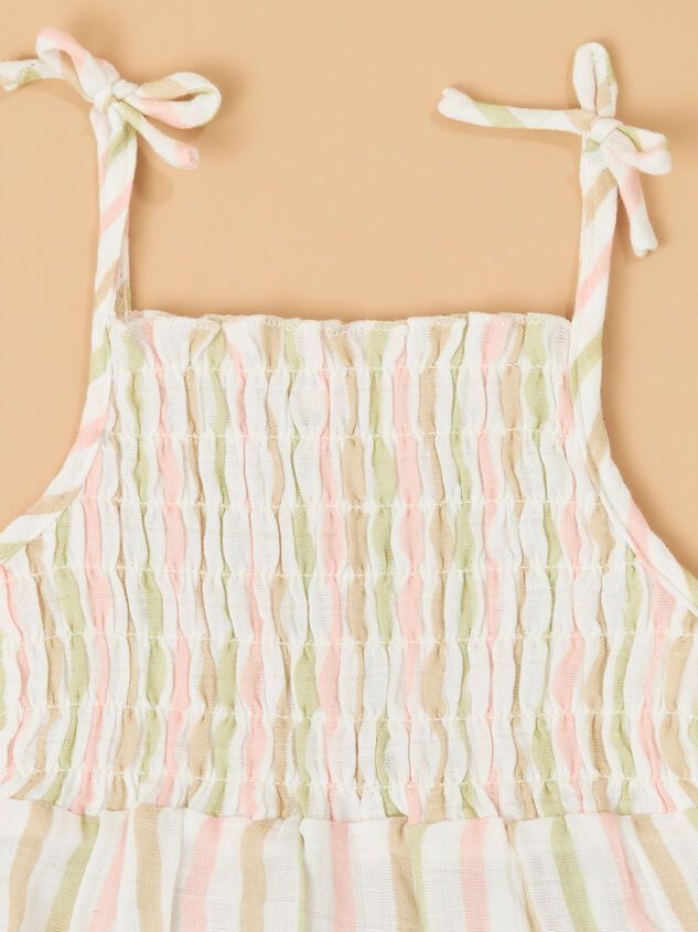 Eve Stripe Smocked Gauze Bubble Detail 2 - ALTAR'D STATE KIDS