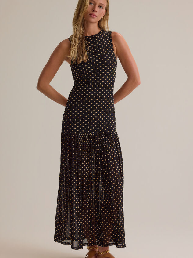 Stacey Mesh Maxi Dress Detail 3 - AS Kids