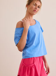 All In Off The Shoulder Tee Detail 4 - AS Kids