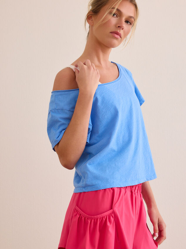 All In Off The Shoulder Tee Detail 4 - AS Kids