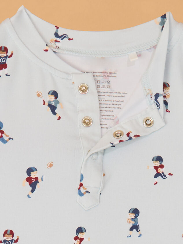 Tiny Footballer Long Sleeve Romper Detail 2 - AS Kids