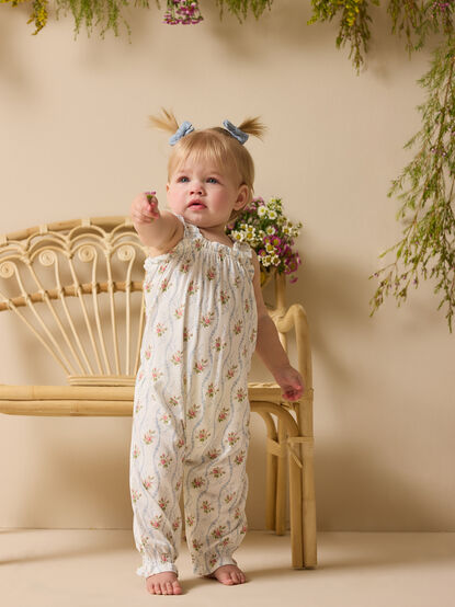 Heirloom Rose Ruffle Overall - ALTAR'D STATE KIDS