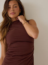 Miller High Neck Mini Dress Detail 4 - AS Kids