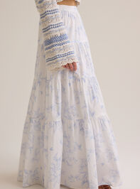 Catherine Floral Midi Skirt Detail 5 - ALTAR'D STATE KIDS