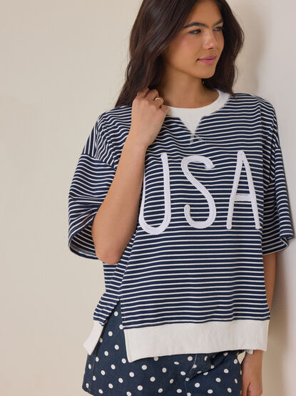 USA Striped Graphic Tee - ALTAR'D STATE KIDS