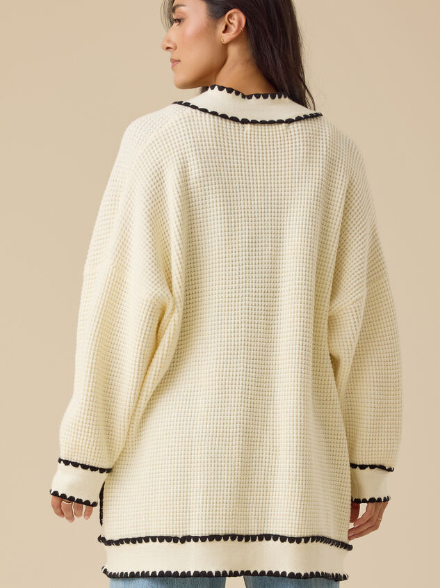 Hallie Whipstitch Cardigan Detail 4 - ALTAR'D STATE KIDS