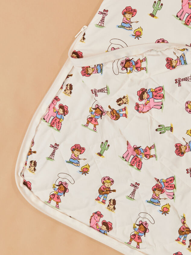 Vintage Cowgirl Sleep Bag Detail 4 - ALTAR'D STATE KIDS