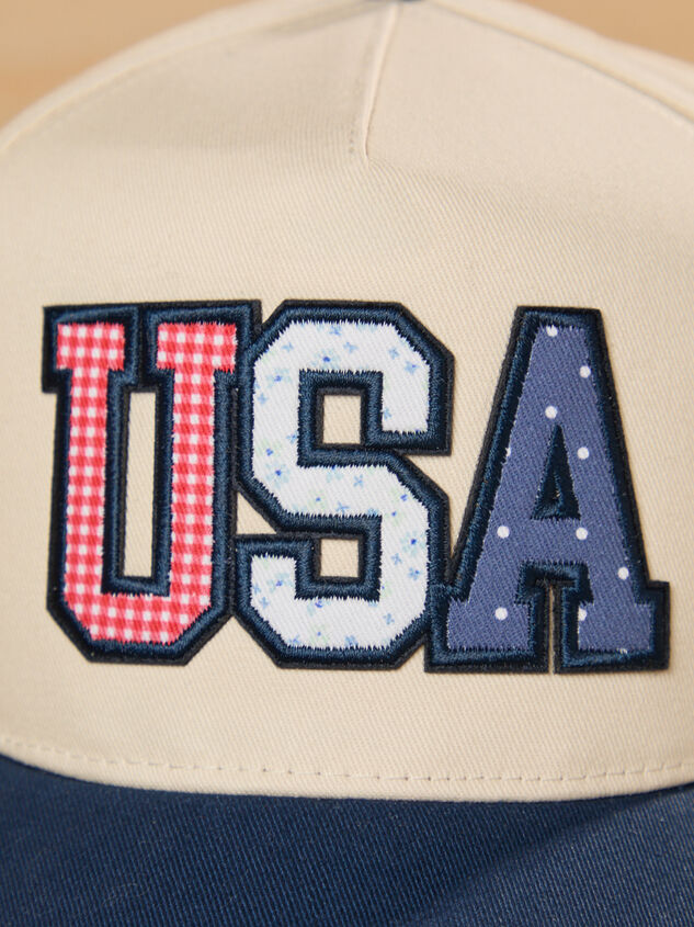 USA Mixed Print Trucker Hat Detail 2 - ALTAR'D STATE KIDS