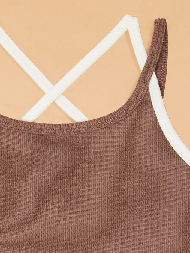 Sami Solid Rib Double Layer Tank Detail 2 - AS Kids