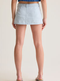 Kallie Stripe Denim Skort Detail 5 - AS Kids