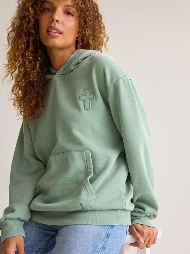 Saved By Grace Hoodie Detail 4 - AS Kids