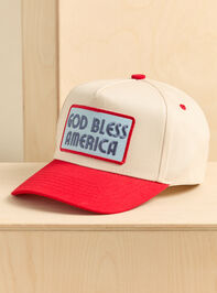 God Bless America Patch Trucker Hat - AS Kids