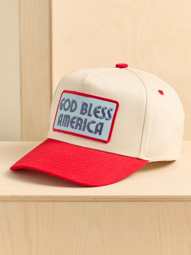 God Bless America Patch Trucker Hat - AS Kids