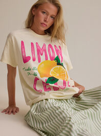 Limoncello Oversized Tee Detail 6 - AS Kids